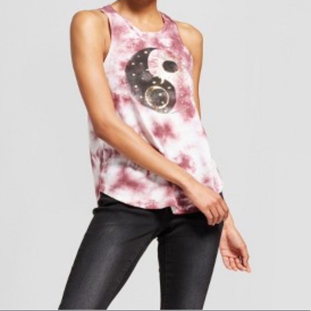 Fifth sun Celestial tie dye tank top sz m